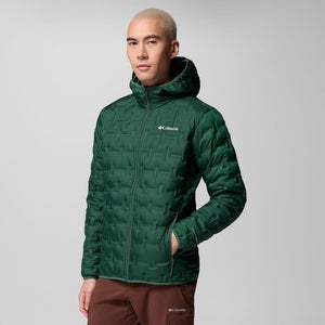 Columbia Delta Ridge II Jacket Men's XL Rain Forest Down Full Zip Hooded KFC376
