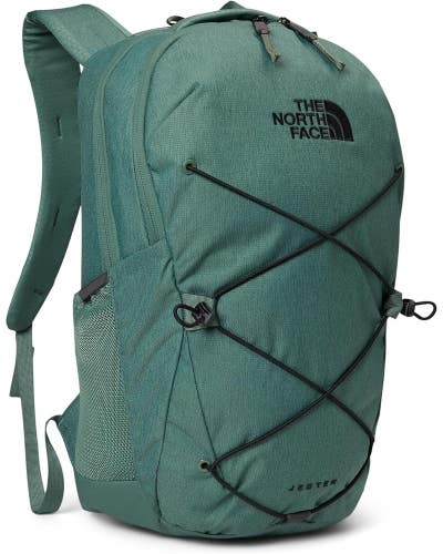 The North Face Jester Backpack Unisex Heather Green Adjustable Strap DDR3184