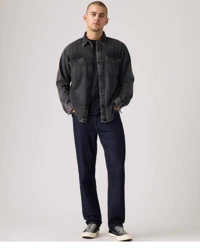 Levi's Premium 541 Jeans Men 32x34 Mid Knight Rinse Athletic Tapered Leg DDR2874