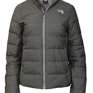 The North Face Flare II NF0A55XBDYY Puffer Jacket Women's Gray Full Zip KFC450