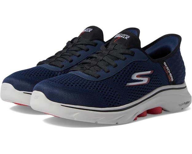 Skechers GO Walk 7 - Easy On 2 Sneakers Men's US 14 Blue Walking Sheos HAWK3119