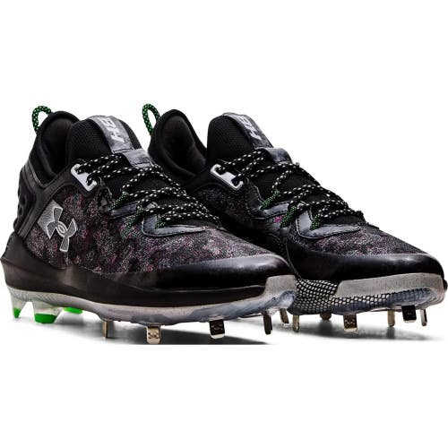 Under Armour Harper 8 Low ST 3026588-001 Men's 11 Black Baseball Cleats HAWK3122