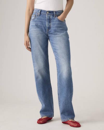 Levi's Premium 501 '90S Jeans Women's 32x30 Blue Mid Rise Straight Leg DDR2691