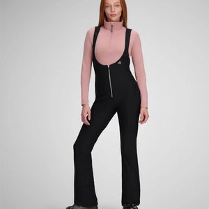 Obermeyer Snell OTB Softshell Snow Pants Women 4 Black Bootcut Leg Skiing KFC365