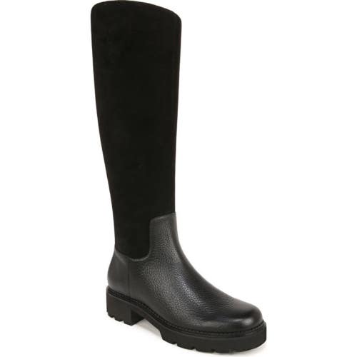 Vionic Fallbrook J2224L1001 Boot Women's US 8 Black Lug Sole Knee High HAWK3121