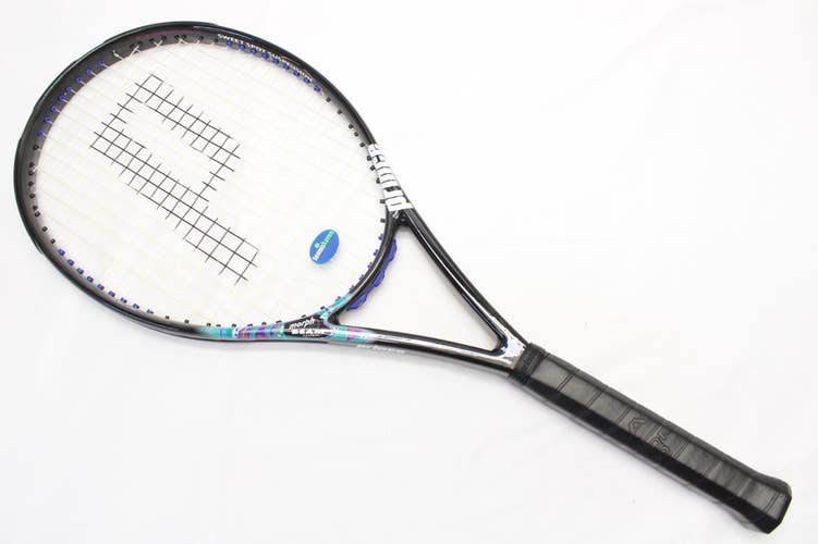 PRINCE THUNDERSTICK LONGBODY OS TENNIS RACQUET (4 3/8) LONG STORAGE. NEW GRIP