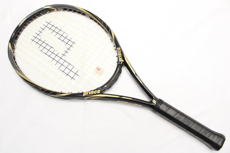 PRINCE PREMIER 115 ESP TENNIS RACQUET (4 3/8) LONG STORAGE. NEW STRINGS / GRIP!!