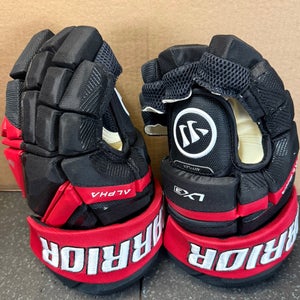 New Warrior Alpha Lx3 Hockey Gloves 15” Black and Red