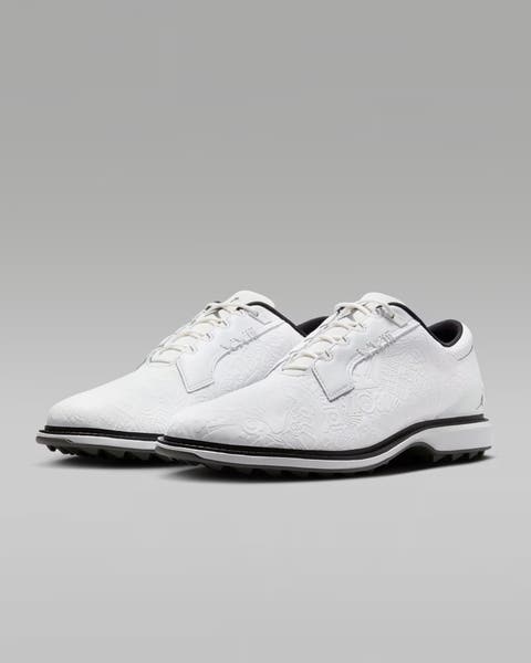 Nike Air Jordan ADG 5 Low White Black Golf Shoes FQ7874-102  display picture 2