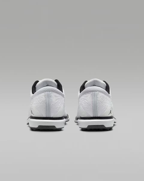 Nike Air Jordan ADG 5 Low White Black Golf Shoes FQ7874-102  display picture 2