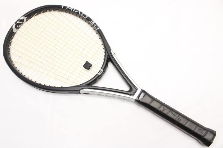 WILSON TRIAD 3.0 115 OS TENNIS RACQUET (4 1/4) LONG STORAGE. NEW GRIP!