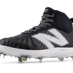 Black Men's Size M 5.5 Wide (W 6.5) Adult New Balance 4040v7 High Top Metal (New)