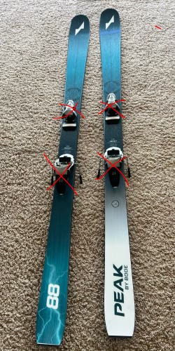 Peak 88 184 cm Skis only used 2 days