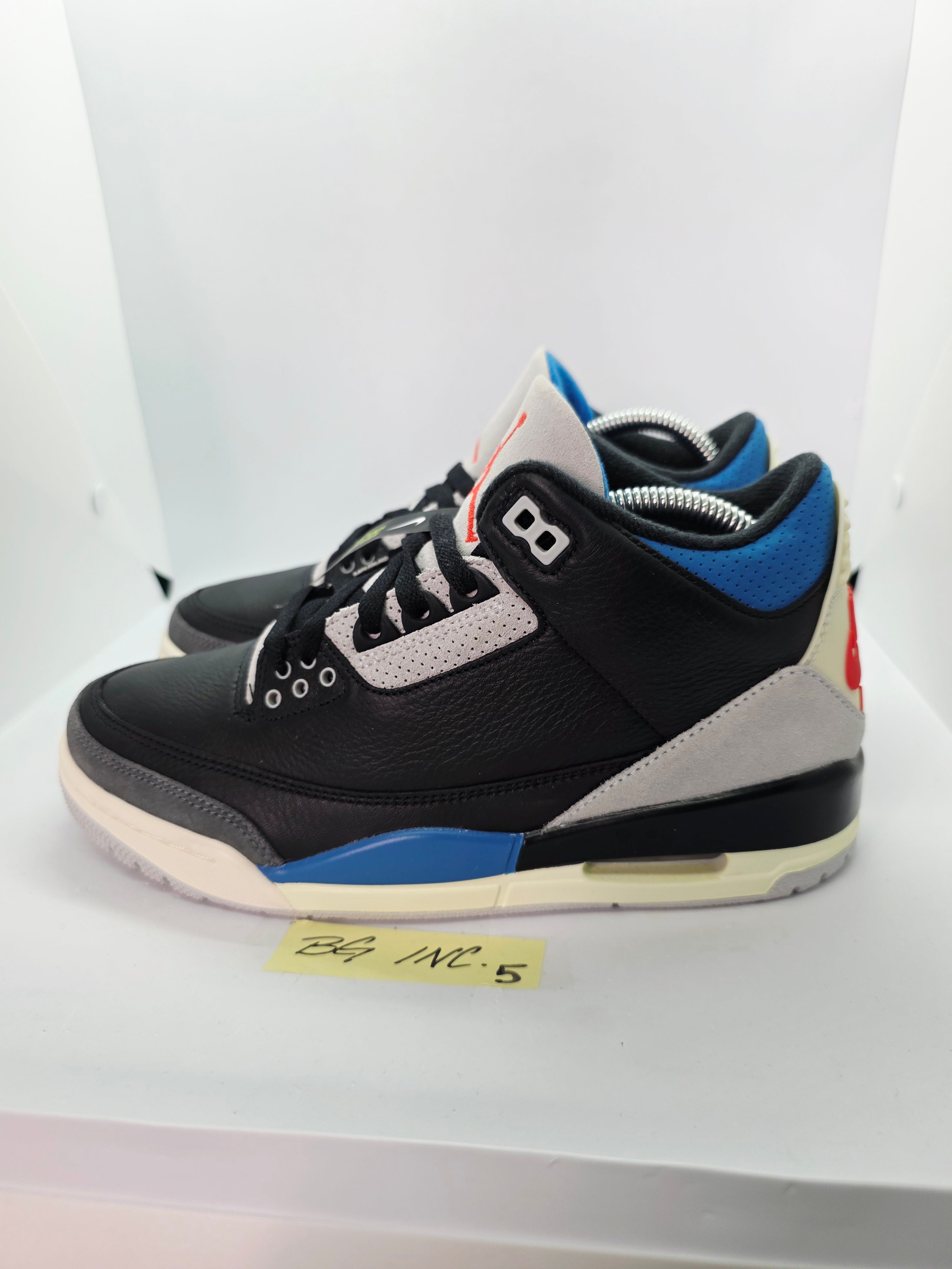 Nike Air Jordan 3 Retro Rare Air Black Men\'s Size 8.5 Shoes IB8967-004 NEW Jordan AJ Retro 3 OG IB8967-004 Mens Size 8.5 | Mercari main image 3