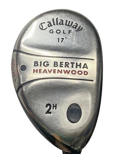 Callaway Big Bertha Heavenwood 2H 17* 2 Hybrid RH Senior Graphite 40" New Grip