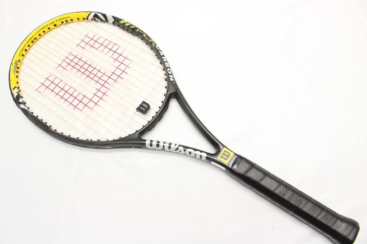 WILSON HYPER HAMMER 6.3 MP TENNIS RACQUET (4 3/8) NEW STRINS / GRIP!!