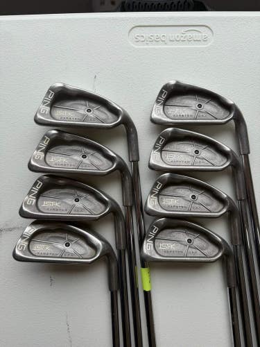 Ping ISI K Iron Set 3-PW Black Dot Cushin JZ Stiff Flex +1/4 NICE