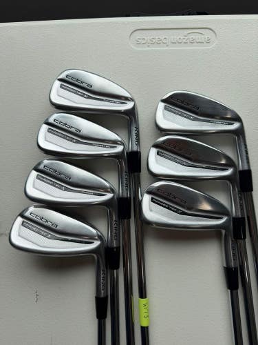Cobra KING Forged Tec X Iron Set 4-PW DG 95 S200 Stiff Flex NICE