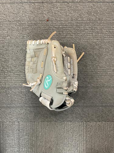 Used Rawlings SURE CATCH SCSB110M BB/SB Glove RH Throw Grey 11" 11614-S000231691