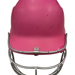 Used Adidas HELMET Batting Helmet w/Mask Pink MD 11859-S000028744