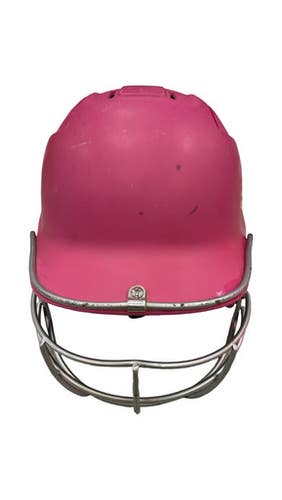 Used Adidas HELMET Batting Helmet w/Mask Pink MD 11859-S000028744