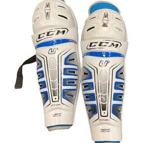 Used CCM FIT05 Senior Shin Guards Royal Blue 15" 11859-S000028736