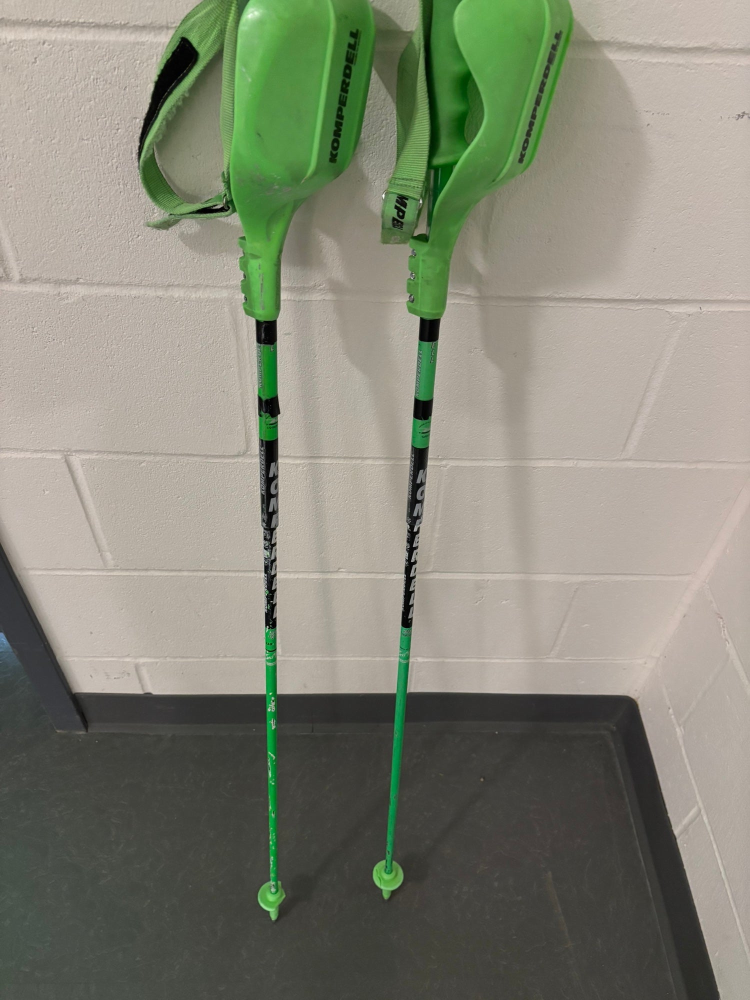new KOMPERDELL poles SL - National Team - 110 cm 44 in SLALOM 18mm