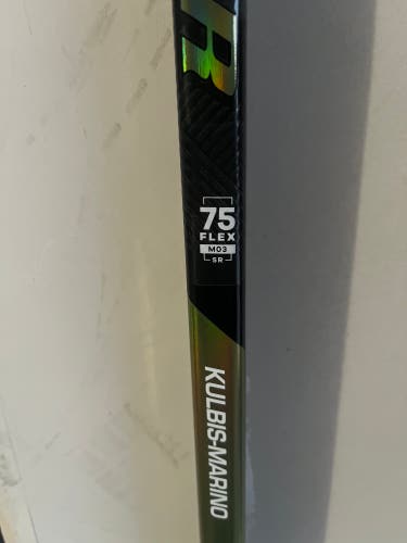 Warrior Alpha LX3 Pro RH Hockey Stick M03 75 Flex Pro Stock-Like New
