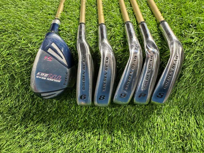 GOLDEN BEAR - TR 261 - IRONS 6-8-9-Pw-Sw + 5Hy - Graphite - HPC-70 UL - Lady Flex - RH