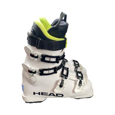 Used Head RAPTOR 65 Boys DH Ski Boot White 255 MP - M07.5 - W08.5 11883-S000158008