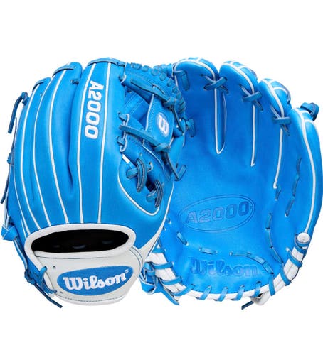 Wilson A2000 1786 Blue and White RH Infield Baseball Glove 11.5" (New)