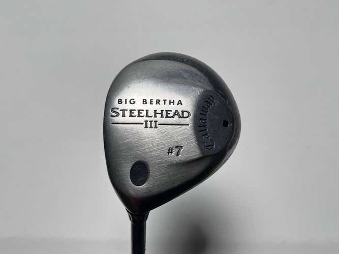 Callaway Steelhead III 7 Fairway Wood 21* System III Ladies Graphite Womens LH