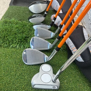 Junior Callaway XJ Series Right Handed Clubs (Full Set) Junior 7 Pieces (Used) MINT CONDITION