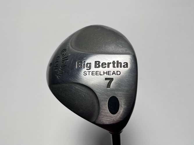 Callaway Big Bertha Steelhead 7 Fairway Wood 21* RCH 99 Regular Graphite Mens RH