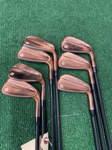 TaylorMade TaylorMade P790 Aged Copper Iron Set | Stiff Flex | Dynamic Gold 105 S300 Shaft