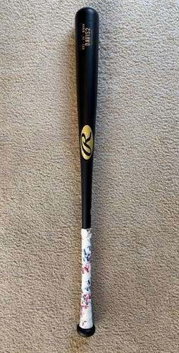 NEW Rawlings Pro Label Series Khris Davis Birch BBCOR Certified Bat (-3) 31 oz 34" and new grip