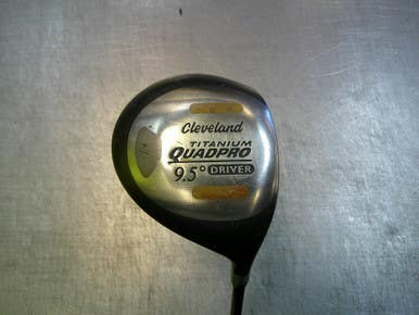 Used Cleveland TITANIUM QUADPRO Mens Driver RH 9.5 Degree 11339-S000199281