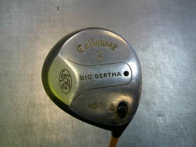 Used Callaway BIG BERTHA Mens Fairway Wood RH 3 Wood 11339-S000199255