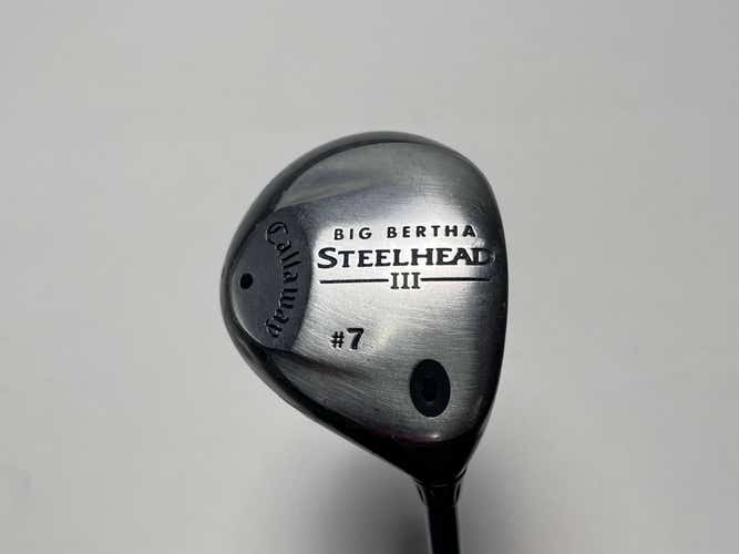 Callaway Steelhead III 7 Fairway Wood 21* System III Ladies Graphite Womens RH