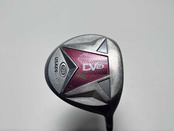 US Kids DV3 WT-10s Driver 15* Ultralight 60" Youth Graphite Junior RH