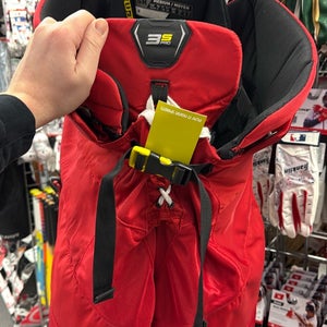 SR MD Bauer Supreme 3S Pro (Used) Medium Red Senior ice Hockey pant Pants 3 S