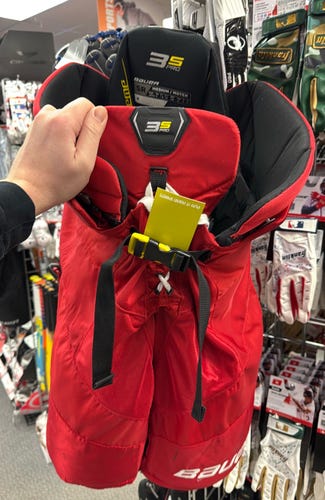 SR MD Bauer Supreme 3S Pro (Used) Medium Red Senior ice Hockey pant Pants 3 S