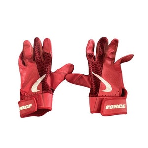 Used Nike FOOTBALL GLOVES FB Gloves Red LG 11760-S000088612