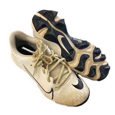 Used Nike SOFTBALL CLEATS BB/SB Cleats White Junior 02 11760-S000088592