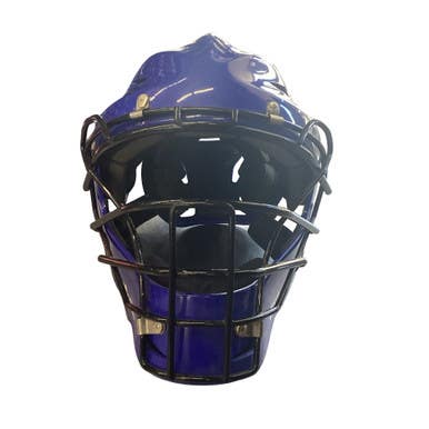 Used Wilson CATCHERS HELMET Catchers Helmet w/Mask Royal Blue MD 11760-S000088582