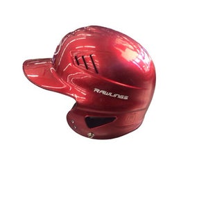 Used Rawlings 6 1/2-7 1/2 Batting Helmet No Mask Red SM 11760-S000088536