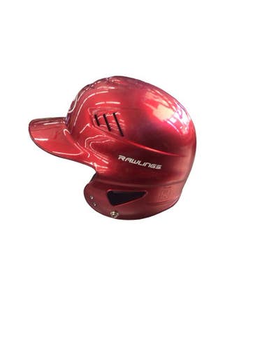 Used Rawlings 6 1/2-7 1/2 Batting Helmet No Mask Red SM 11760-S000088536