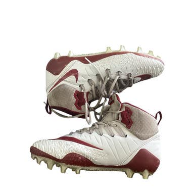 Used Nike Adult FB Cleats Cardinal And White Senior 10.5 11760-S000088500