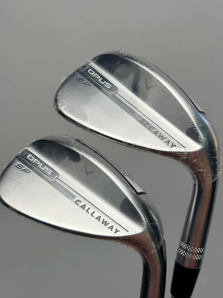 Callaway NEW Opus SP Brushed Chrome 52 56 Wedge Set S Grind 10