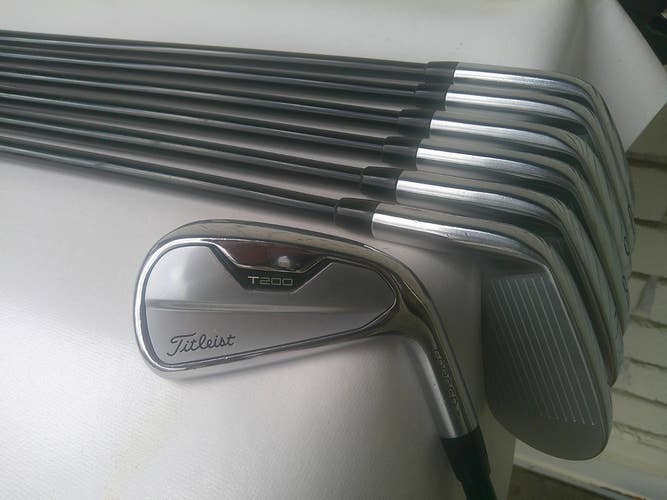 Titleist T200 Forged (5i-PW+48*) Iron Set w/ TENSEI Blue Regular Flex Shafts